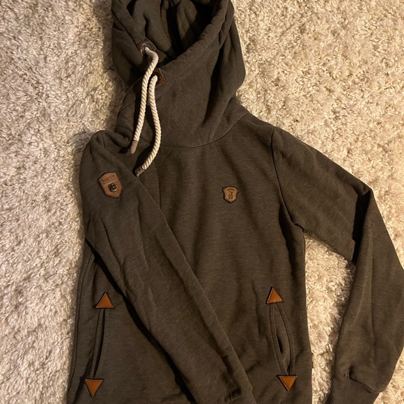 SOLD. Army green Naketano sweatshirt. Size small. - Picture 2 of 6